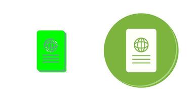 Unique Global Report Vector Icon
