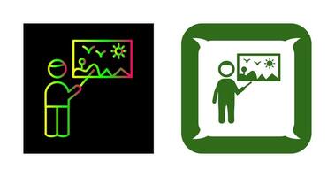Art Museum Guide Vector Icon