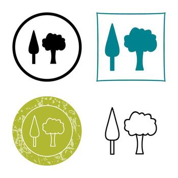 Trees Vector Icon