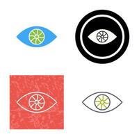 Unique Eye Vector Icon