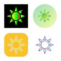 UV Radiation Vector Icon