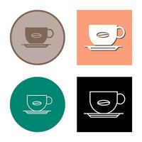 icono de vector de taza de café