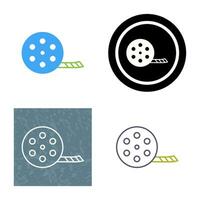 Unique Film Reel Vector Icon