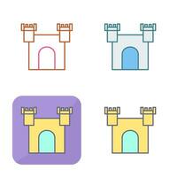 Unique Castle Vector Icon