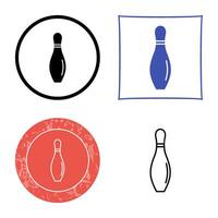 Bowling Pin Vector Icon