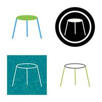 Unique Stool Vector Icon