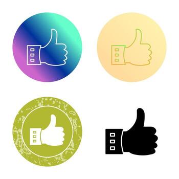 único como icono de vector