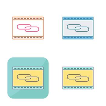 Unique Link Optimization Vector Icon