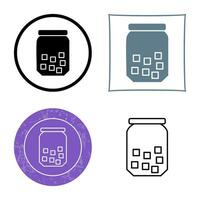 Sugar Bottle Vector Icon