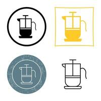 French Press Vector Icon