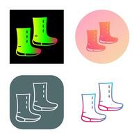 Unique Boots Vector Icon