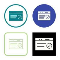 Unique QC Passed Vector Icon