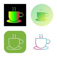 Unique Hot Coffee Vector Icon