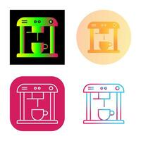 Unique Coffee Machine Vector Icon