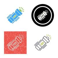 Flashlight Vector Icon