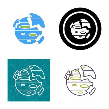 Destroyed Vector Icon