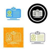 Id Card Vector Icon