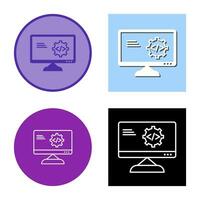 Unique Code Optimization Vector Icon