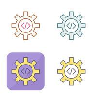 Unique Code Optimization Vector Icon