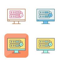 Unique Data Security Vector Icon
