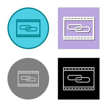 Unique Link Optimization Vector Icon