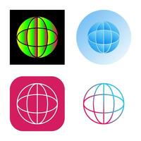 Unique Globe Vector Icon