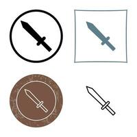 Unique Sword Vector Icon