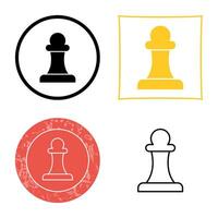 Unique Pawn Vector Icon