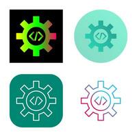 Unique Code Optimization Vector Icon