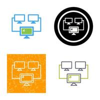Connected Systems Vector Icon