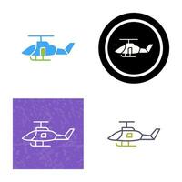 Military Helicopter Vector Icon