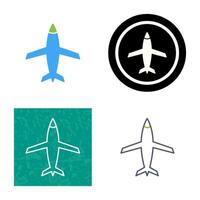 icono de vector de avión