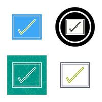 Checkbox Vector Icon