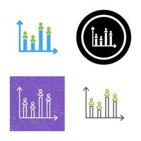 Candidate Graph Vector Icon