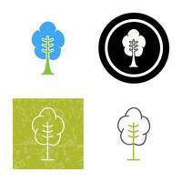 icono de vector de árbol