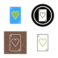 Hearts Card Vector Icon