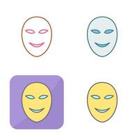 Ancient Face Mask Vector Icon