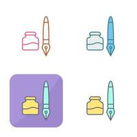 Ink and Pen Vector Icon