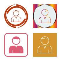 Unique User Vector Icon