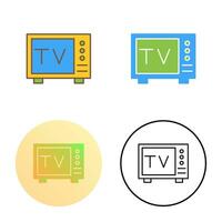 icono de vector de tv