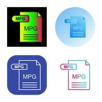 MPG Vector Icon