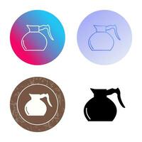 icono de vector de cafetera