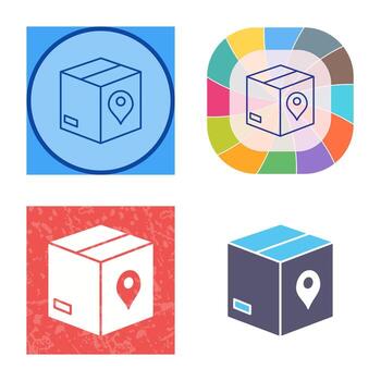 icono de vector de servicios de seguimiento único