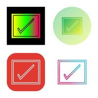 Checkbox Vector Icon