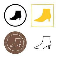 Boots with Heels Vector Icon