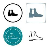 Men's Boots Vector Icon