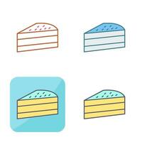 Cake Slice Vector Icon