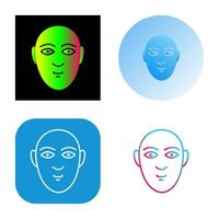 Human Face Vector Icon