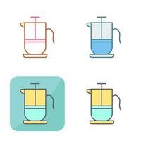 French Press Vector Icon