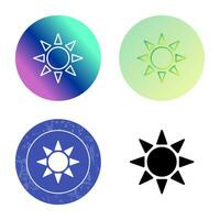 UV Radiation Vector Icon